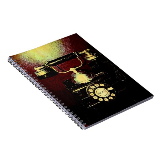 Antiek telefoonnummerboek notitieboek (Rechterzijde)