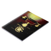 Antiek telefoonnummerboek notitieboek (Linkerzijde)