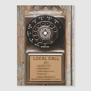 Antiek telefoontoestel met mobiele telefoon robuus