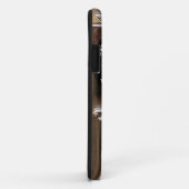 Antiek telefoontoestel met mobiele telefoon robuus Case-Mate iPhone case (Achterkant/rechts)