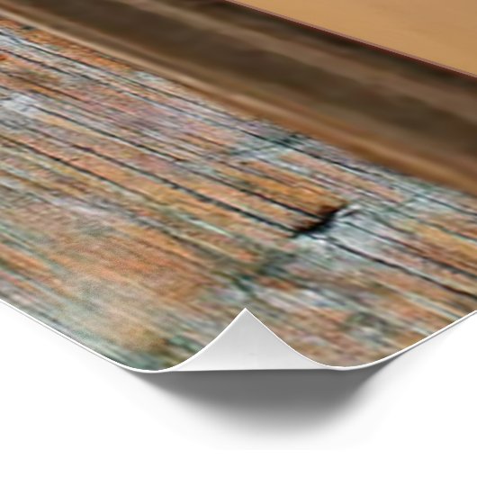 Antiek telefoontoestel met mobiele telefoon robuus poster (Hoek)