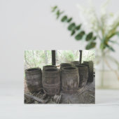 antiek terpentijnolie briefkaart (Staand voorkant)