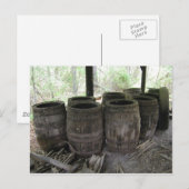 antiek terpentijnolie briefkaart (Voorkant / Achterkant)