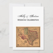 * Antiek Texas Map #1 Kaart (Voorkant)