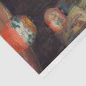  Antiek textiel Paars Kimono Tissuepapier (Detail)