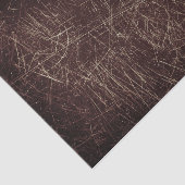 , Antiek textuur, donkerbruine krassen Tissuepapier (Detail)