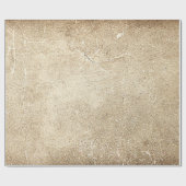  Antiek textuur Sepia Rustic ontkoppeling Cadeaupapier (Vlak)