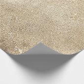  Antiek textuur Sepia Rustic ontkoppeling Cadeaupapier (Hoek)