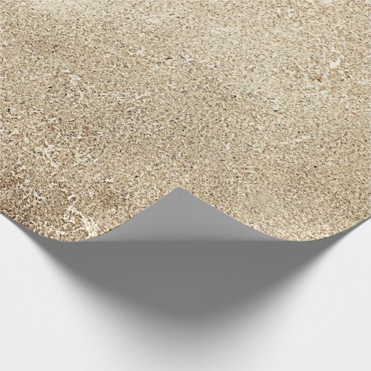  Antiek textuur Sepia Rustic ontkoppeling Cadeaupapier (Hoek)