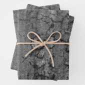 Antiek textuur, zwart en wit Inpakpapier Vel (In situ)