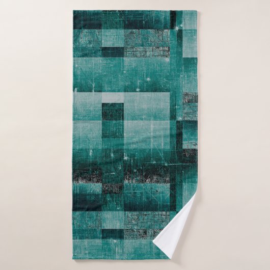 Antiek textuurbackaardabstract, gerijpt, ag badhanddoek (Badhanddoek)