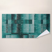 Antiek textuurbackaardabstract, gerijpt, ag badhanddoek (Badhanddoek)