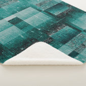 Antiek textuurbackaardabstract, gerijpt, ag sherpa deken (3/4)