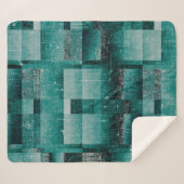 Antiek textuurbackaardabstract, gerijpt, ag sherpa deken (Voorkant (horizontaal))