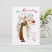 Antiek Thanksgiving Kaart (Staand voorkant)