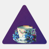 Antiek theekopje sticker (Voorkant)