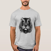 Antiek tijgerkat t-shirt (Voorkant)