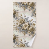 Antiek Tinge Yellow Floral Perfection Badhanddoek (Badhanddoek)