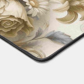 Antiek Tinge Yellow Floral Perfection Bureaumat (Hoek)