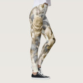 Antiek Tinge Yellow Floral Perfection Leggings (Rechts)