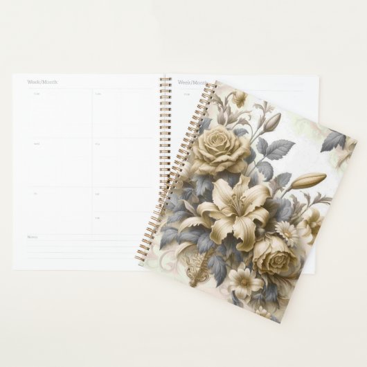 Antiek Tinge Yellow Floral Perfection Planner (Display)
