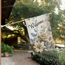 Antiek Tinge Yellow Floral Perfection Welkom