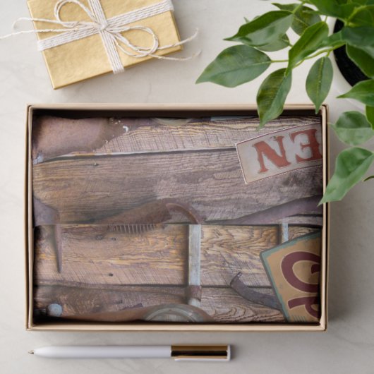  Antiek  tools voor vrachtwagens Tissuepapier (Geschenk)