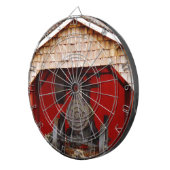 Antiek tracter met stoomaandrijving dartbord (Voorkant Rechts)