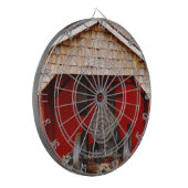 Antiek tracter met stoomaandrijving dartbord (Voorkant Links)