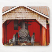 Antiek tracter met stoomaandrijving muismat (Voorkant)