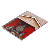 Antiek tracter met stoomaandrijving notitieboek (Linkerzijde)