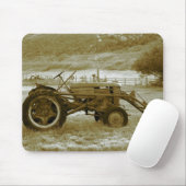 Antiek tractor Mousepad Muismat (Met muis)