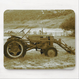 Antiek tractor Mousepad Muismat
