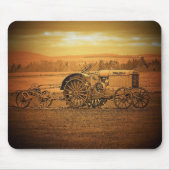 Antiek tractor muismat (Voorkant)