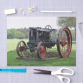 Antiek tractor tissuepapier (Craft)