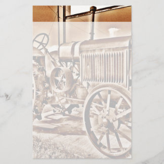 Antiek tractorapparatuur voor Boerderij Classic Se Briefpapier