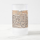 Antiek tractorapparatuur voor Boerderij Classic Se Matglas Bierpul (Center)