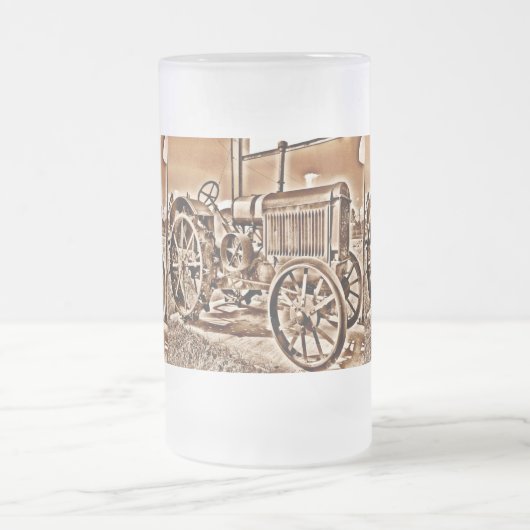 Antiek tractorapparatuur voor Boerderij Classic Se Matglas Bierpul (Center)