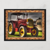 Antiek tractorBriefkaart Briefkaart (Voorkant)