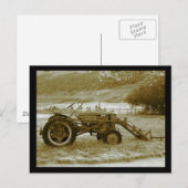 Antiek tractorBriefkaart Briefkaart (Voorkant / Achterkant)