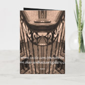 Antiek trap Abstracte Kaart (Achterkant)