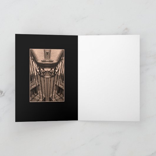 Antiek trap Abstracte Kaart (Binnen)