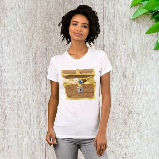 Antiek Treasure Borst Vrouwen T-shirt