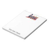 Antiek trein Aanpassen Blocnote (Linkerzijde)