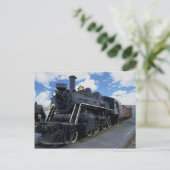 Antiek trein briefkaart (Staand voorkant)