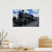Antiek trein poster (Keuken)