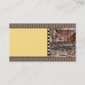 Antiek trein visitekaartje (Voorkant)