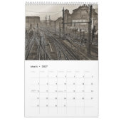 Antiek treinkalender 2021 kalender (Mar 2027)