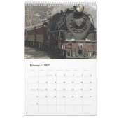 Antiek treinkalender 2021 kalender (Feb 2027)