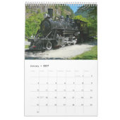 Antiek treinkalender 2021 kalender (Jan 2027)